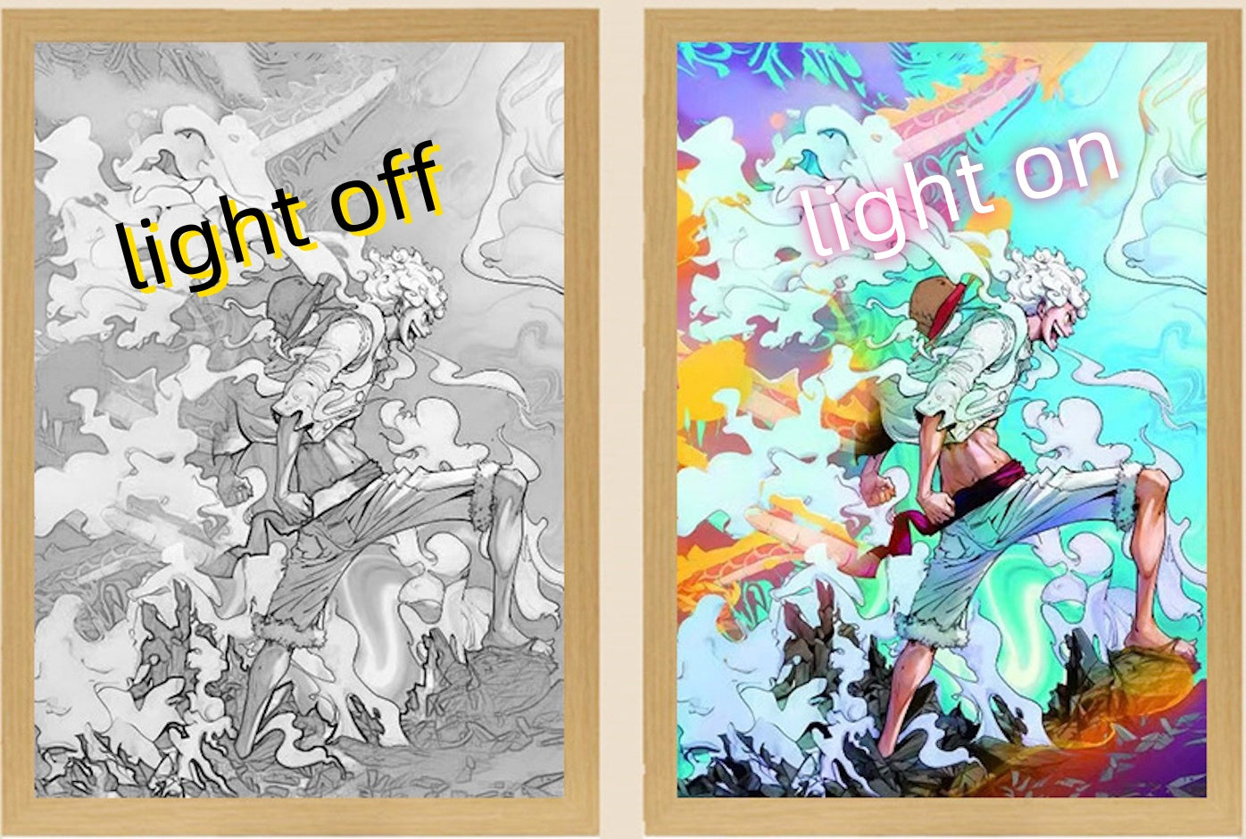 gear5 luffy4 LED, night light